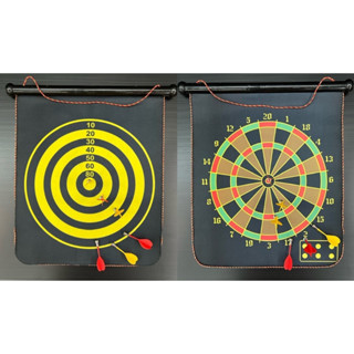 ปาเป้าแม่เหล็ก 2 หน้า ลูกดอกแม่เหล็ก- darts board