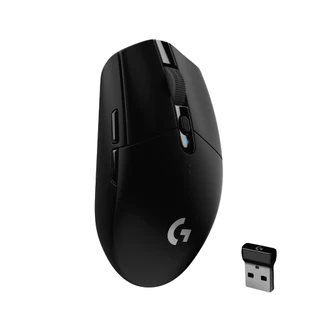 Logitech G304 LIGHTSPEED™ Wireless Gaming Mouse 12,000 DPI, 6 Makro Keys - Black ( เมาส์เกมมิ่ง ไร้สาย)