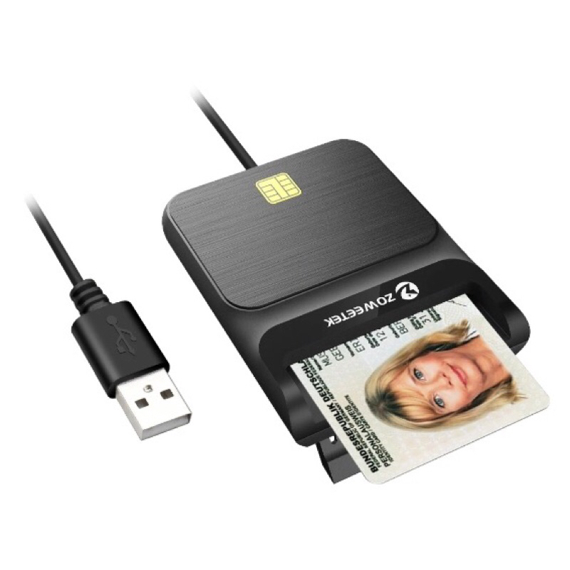 พร้อมส่ง เครื่องอ่านบัตรประชาชน Zoweetek ZW12026-9 Smart Card Reader ใหม่ล่าสุด ปี 2022