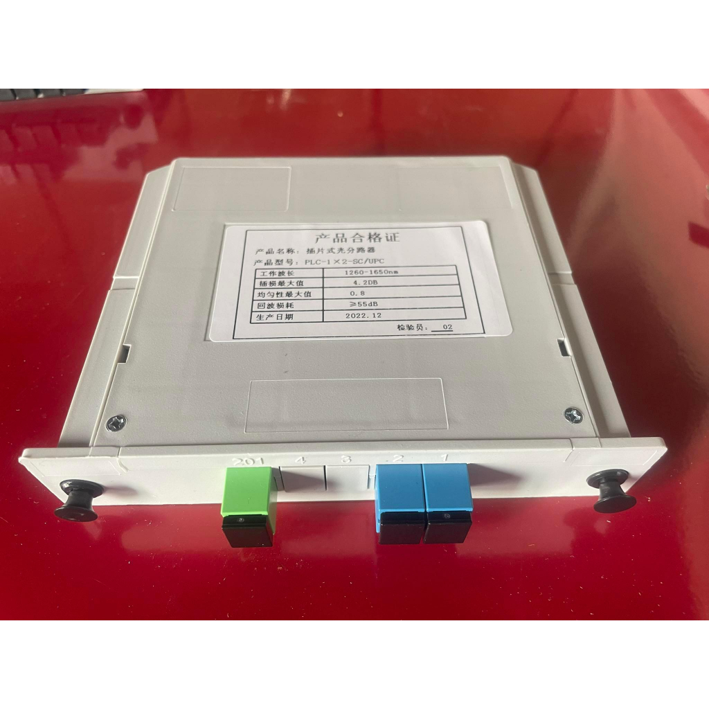 PLC SC Splitter  1:2, 1:4, 1:8 UPC