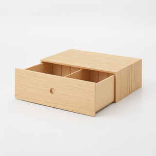 MUJI (มูจิ) กล่องเก็บของ MDF มีลิ้นชัก 1 ขั้น MDF Drawer Unit)