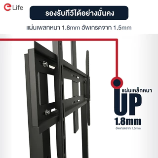 Elife ขาแขวนทีวี (ออกใบกำกับได้) แบบตั้งพื้น 32-100นิ้ว ทุกรุ่น มีล้อเลื่อน ขาตั้งทีวี Mobile TV Stand