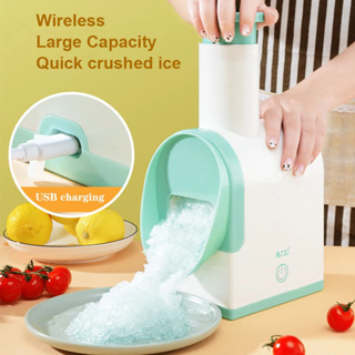 เครื่องบดน้ำแข็ง ไร้สาย Ice Crusher  แบบชาร์จแบเตอรี่1800mAh -สินค้ามีพร้อมส่ง-