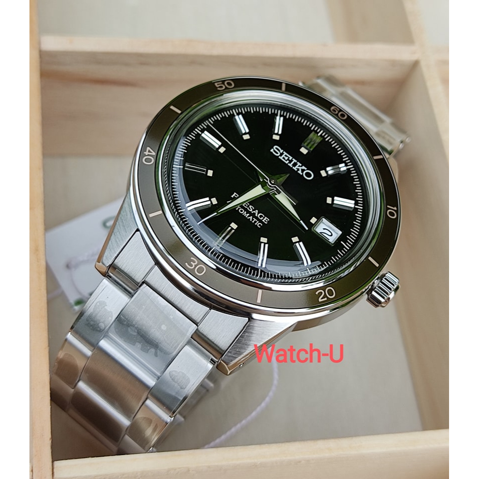นาฬิกา SEIKO PRESAGE AUTOMATIC เขียว รุ่น SRPG07J1 SRPG07J SRPG07 MADE IN JAPAN
