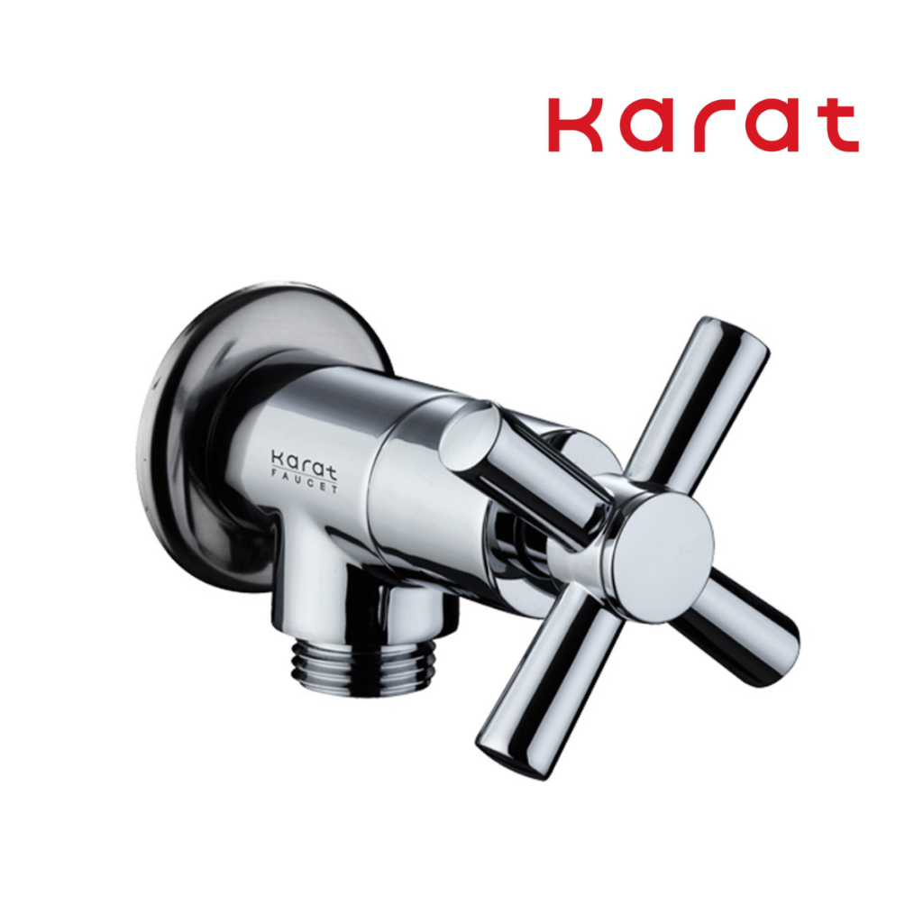 วาล์วฝักบัว วาล์วน้ำ วาล์วเปิดปิดน้ำ สต็อปวาล์ KARAT รุ่น EC-01-470B-50 สีโครเมี่ยม