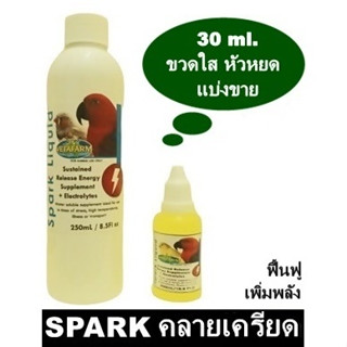 VETAFARM Spark Liquid คลายเครียด รักษาภาวะขาดน้ำ ฟื้นฟู เพิ่มพลังงาน แบ่งขาย 30 ml.