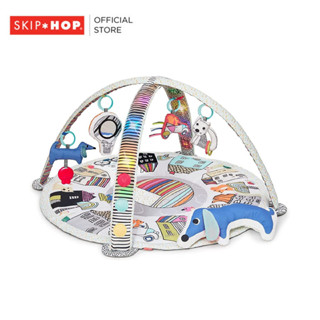 Skip Hop Vibrant Village Smart Lights Activity Gym ยิมแบบมีไฟสำหรับเด็ก ลวดลายกราฟฟิกขาวดำพร้อมสีสันที่เด่นชัด