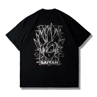 【สปอตสินค้า】DRAGON BALL Anime Goku T-Shirt เสื้อยืดคอกลมสไตล์การ์ตูน เสื้อยืดผ้าฝ้าย