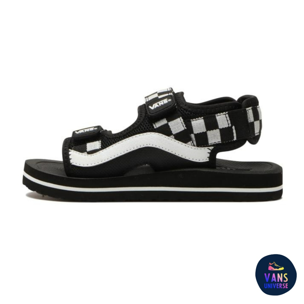 [ของแท้ ส่งไว PRE-ORDER] รองเท้าเด็ก VANS KIDS JAPAN SLAPPY (BLK/WHT CHK) "EXCLUSIVE JAPAN"