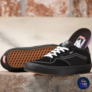 [ของแท้ ส่งฟรี จากไทย] VANS ROWAN - BLACK/BLACK