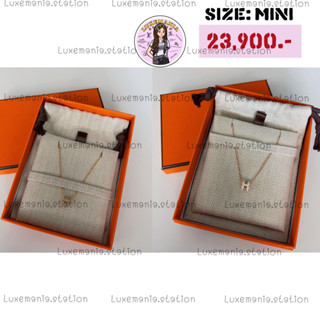 👜: New!! Hermes Necklace Mini H Pop ‼️ก่อนกดสั่งรบกวนทักมาเช็คสต๊อคก่อนนะคะ‼️