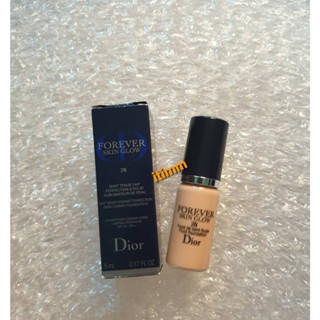 พร้อมส่ง Dior Forever Skin Glow 24h Wear Radiant Perfection Skin-Caring Foundation 5 ml #2N