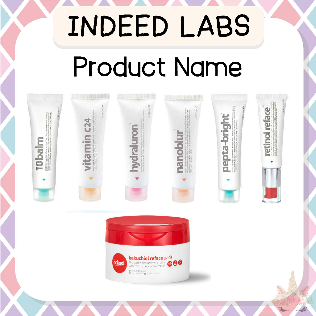 *พร้อมส่ง/ของแท้‼️* Indeed Labs Retinol/ Pepta-Bright/ Hydraluron/ Vitamin C/ 10 Balm/ Nanoblur/ Lip