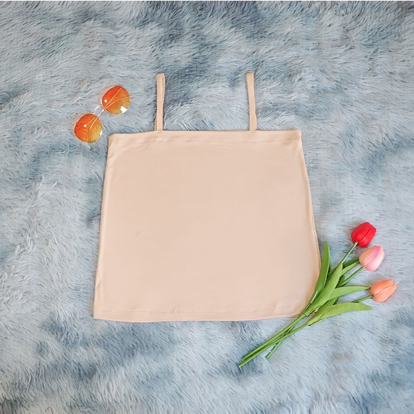 เสื้อสายเดี่ยว ซับใน สายเดี่ยวคอเหลี่ยม (ไม่มีฟองน้ำ) Size : ( L) อก 32-40 นิ้ว สายเดี่ยวตัดตรงเต็มตัว เสื้อผ้าแฟชั่น - รูปที่ 4