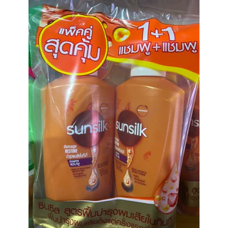 แพ็คคู่ ซัลซิลขวดปั๊มแชมพู+แชมพู 325-350 มล.