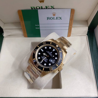 นาฬิกาข้อมือ ROLEX  งานVip เทียบแท้ Size 40mm  ระบบ ออโต้  สาย สไลด์ได้ auto lock