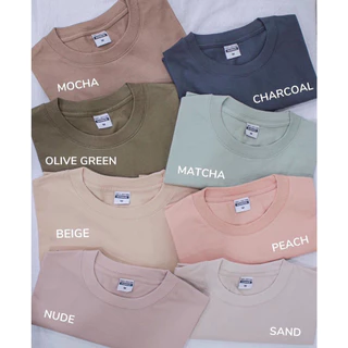 เสื้อแขนสั้น OVERSIZE 8 สี มินิมอล เสื้อยืดตัวใหญ่ ที่ใครใส่ก็ลงตัว 👦🏻👩🏻