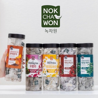 แท้/พร้อมส่ง NOKCHAWON PUMPKIN &amp; RED BEAN TEA ม HIBISCUS TEA 60 Teabags