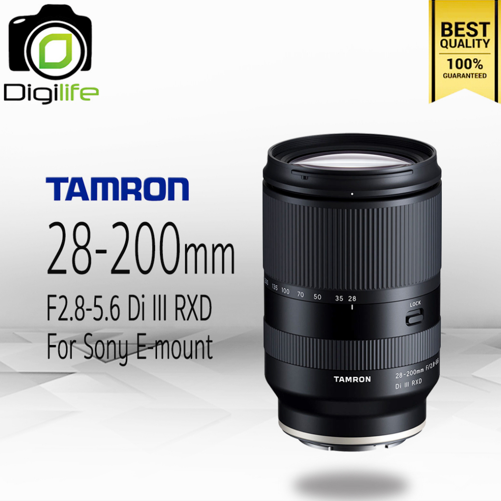 Tamron Lens 28-200 mm. F2.8-5.6 Di III RXD For Sony E, FE - รับประกันร้าน Digilife Thailand 1ปี