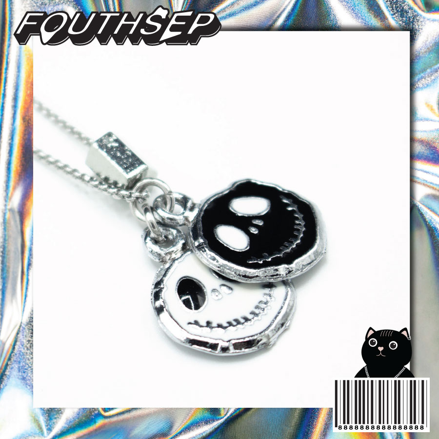 พร้อมส่ง Skeleton WB Necklace สร้อยคอแสตนเลส