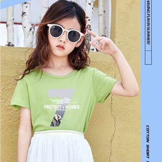 K-2296-SHORT 3สี เสื้อยืดเด็ก เสื้อเด็กน่ารัก เสื้อเด็กราคาปลีก-ส่ง