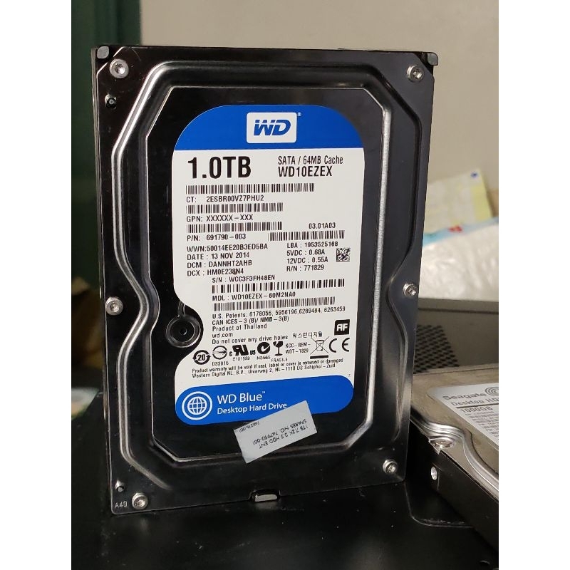 ฮาร์ดดิสก์สำหรับPC คอมตั้งโต๊ะ มือสอง 500GB 1 TB 2 TB คละรุ่น