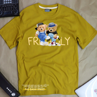 เสื้อยืดลาย"หมี Frendly" #เสื้อยืดหมี #เสื้อยืดไซส์ใหญ่ #LICKPUK #ขายส่งเสื้อยืด