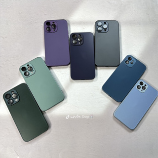 Case เคสกลาสปิดเลนส์กล้องสวยงาม IP11-12