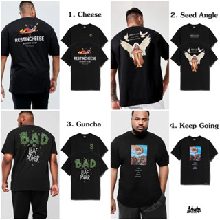 Just Say Bad ® เสื้อไซส์ใหญ่ 3XL 4XL รุ่น BS01 สีดำ (ลิขสิทธิ์แท้) เสื้อยืดคนอ้วน เสื้อคนอ้วน BS