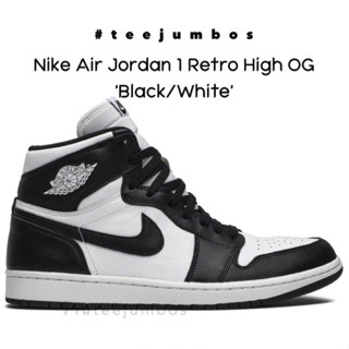 รองเท้า Nike Air Jordan 1 Retro High OG Black/White 🔥⚠️🌵 สินค้าพร้อมกล่อง panda