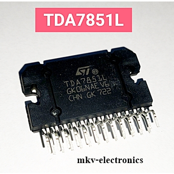 (1ตัว) TDA7851L , 4x48 Watt Power Amplifier 25PIN ไอซีเพาเวอร์แอมป์ รถยนต์ (รหัสสินค้า M03221)