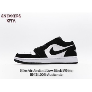 ของแท้ 100% Nike Air Jordan 1 Low Black White