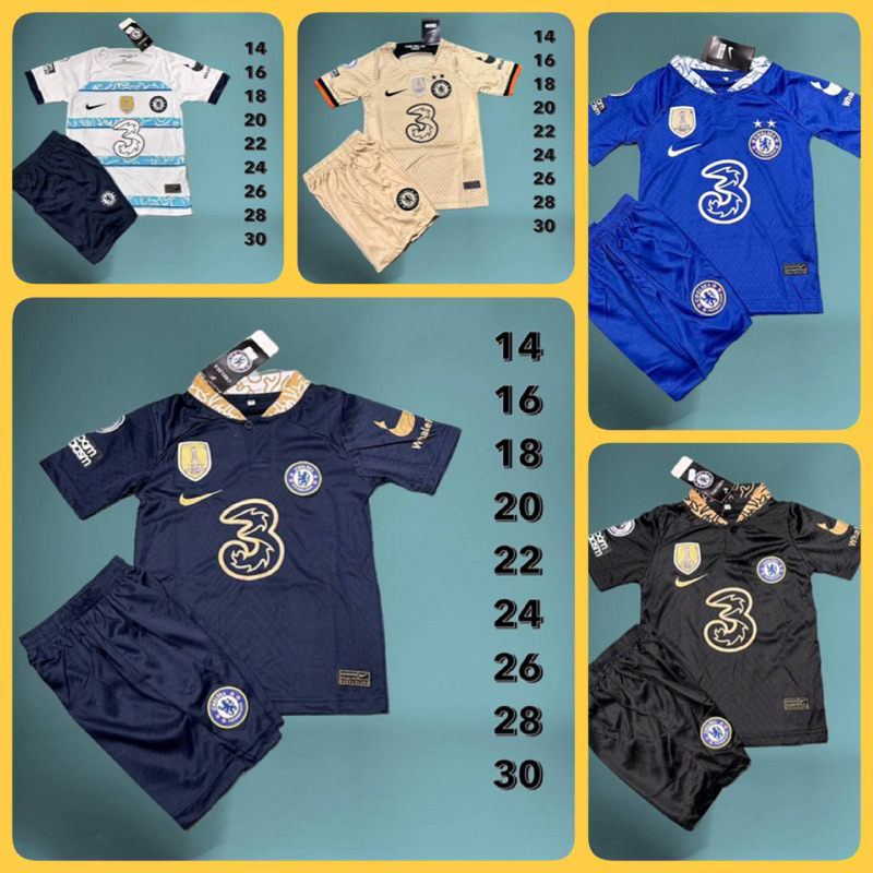 Kid’s Sports Apparel 139 บาท ขุดกีฬาเด็กเชลซี งานสวย งานใหม่ Sports & Outdoors