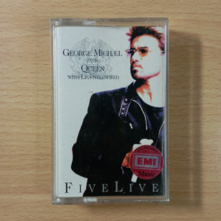 Five Live - George Michael and Queen with Lisa Stansfield EP (1993) Cassette เทป รับประกันไม่มีอัดทับ / 0994