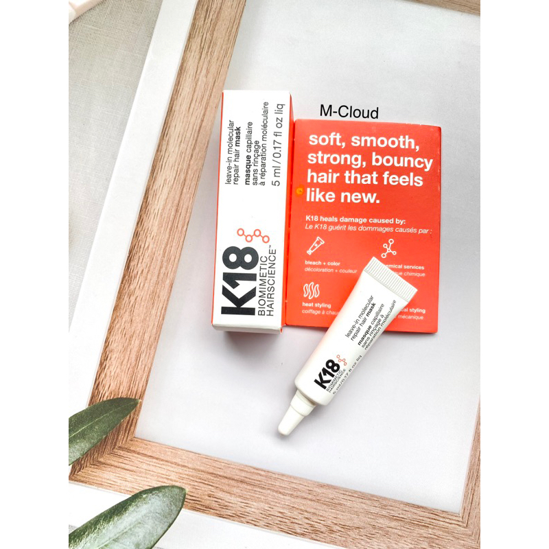 ~M-Cloud พร้อมส่ง~ K18 Leave-In Molecular Repair Hair Mask 5ml แท้100%