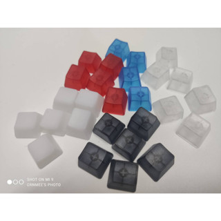 คีย์แคป keycap ปุ่มคีย์บอร์ด แบบขุ่นแสงผ่านได้ สำหรับ machanical keyboard ปุ่มเปล่า (พร้อมส่งจากไทย)