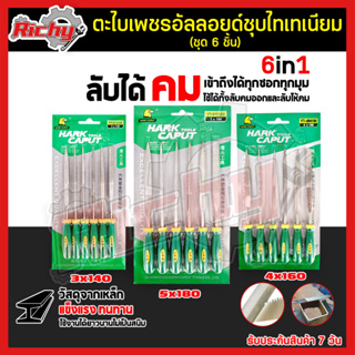 ตะไบ ตะไบเพชร มินิ ขนาด 3x140,4x160,5x180 mm. 6ตัว/ชุด ชุดตะไบ ตะไบเหล็ก ตะไบอัลลอยด์ สำหรับงานฝีมือ พร้อมส่ง(ราคา/แพ็ค)