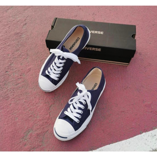 ขายดีแท้💯% Converse Jack Purcell Ox Classic คอนเวิร์ส รองเท้าใส่เรียน การันตีของแท้ 100% พร้อมส่ง (สินค้ามีกล่อง)