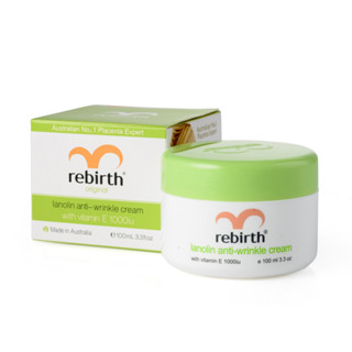 Rebirth Lanolin Anti-Wrinkle Cream with Vitamin E 1000IU / 100mL