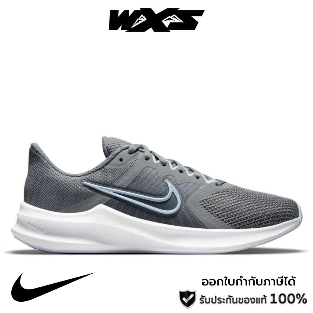 Nike Downshifter11  Women's Running Smoke Grey/Hydrogen Blue-White(CW3413-001) ของแท้ 100%