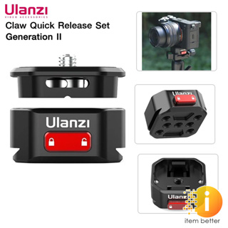 Ulanzi Claw II Quick Release System (Generation II) ขาตั้งกล้อง 1/4 นิ้วสําหรับกล้อง Dslr Gopro