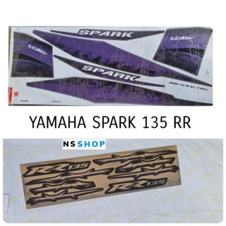 สติกเกอร์ SPARK135 RR ปี 2005 ติดรถสีม่วงดำ