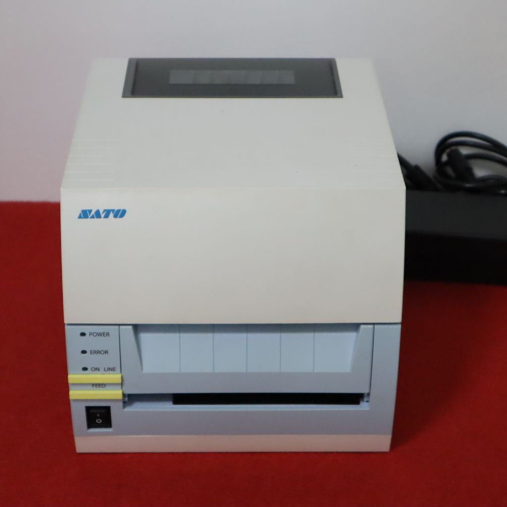 เครื่องปริ้นลาเบล Sato CT408iDT Label Printers เครื่องพิมพ์บาร์โค้ด พร้อม adapter และสายสัญญาน USB