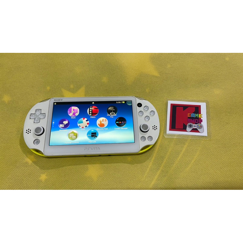 Psvita 2000 Wifi White Lemon Green สีขาว เขียว มือสอง(USED) เครื่องเล่นเกมส์พกพา#2