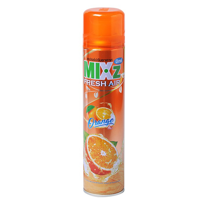 MIXz Fresh Air มิกซ์ เฟรช แอร์ สเปรย์ปรับอากาศ กลิ่นส้ม (320 มล.)