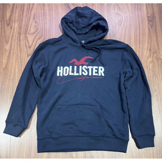 Hollister Blue Hoodie For Men &amp; Women เสื้อฮู้ด โฮลิสเตอร์ แบบสวมศรีษะ ใส่ได้ทั้งชายหญิง