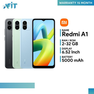 (แถมเคส) Xiaomi Redmi A1 (2+32GB) มาพร้อมจอ HD+ Display กว้าง 6.52 นิ้ว แบตเตอรี่ 5,000 mAh ll ประกันศูนย์ไทย 15 เดือน