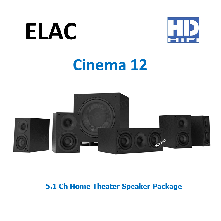 ELAC Cinema 12 Speaker Set 5.1Channel