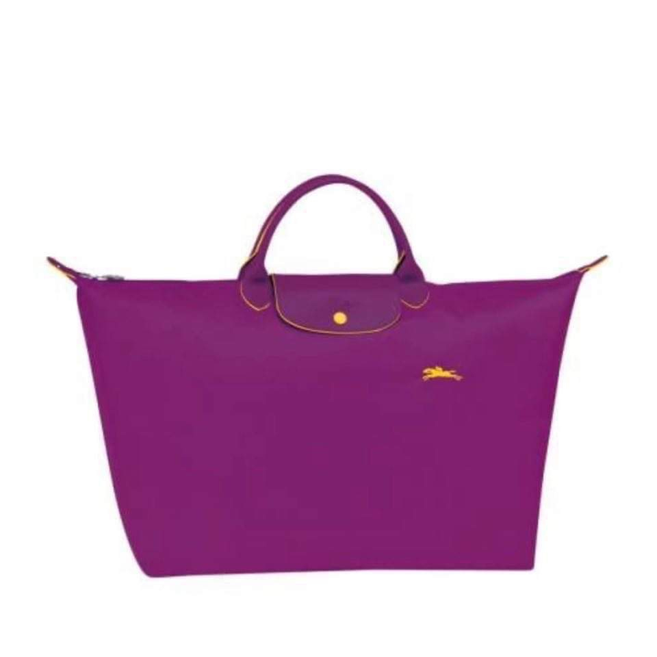 พร้อมส่ง แท้ 💯% New Longchamp Le Pliage กระเป๋าเดินทาง รุ่น Club มี 2 ขนาด Size L & XL สีหายาก สีม่ว