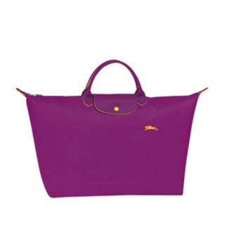 พร้อมส่ง แท้ 💯% New Longchamp Le Pliage กระเป๋าเดินทาง รุ่น Club มี 2 ขนาด Size L &amp; XL สีหายาก สีม่วง Violet L1624619P21